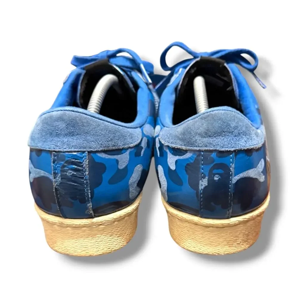 A Bathing Ape x Undefeated x adidas Superstar 80 